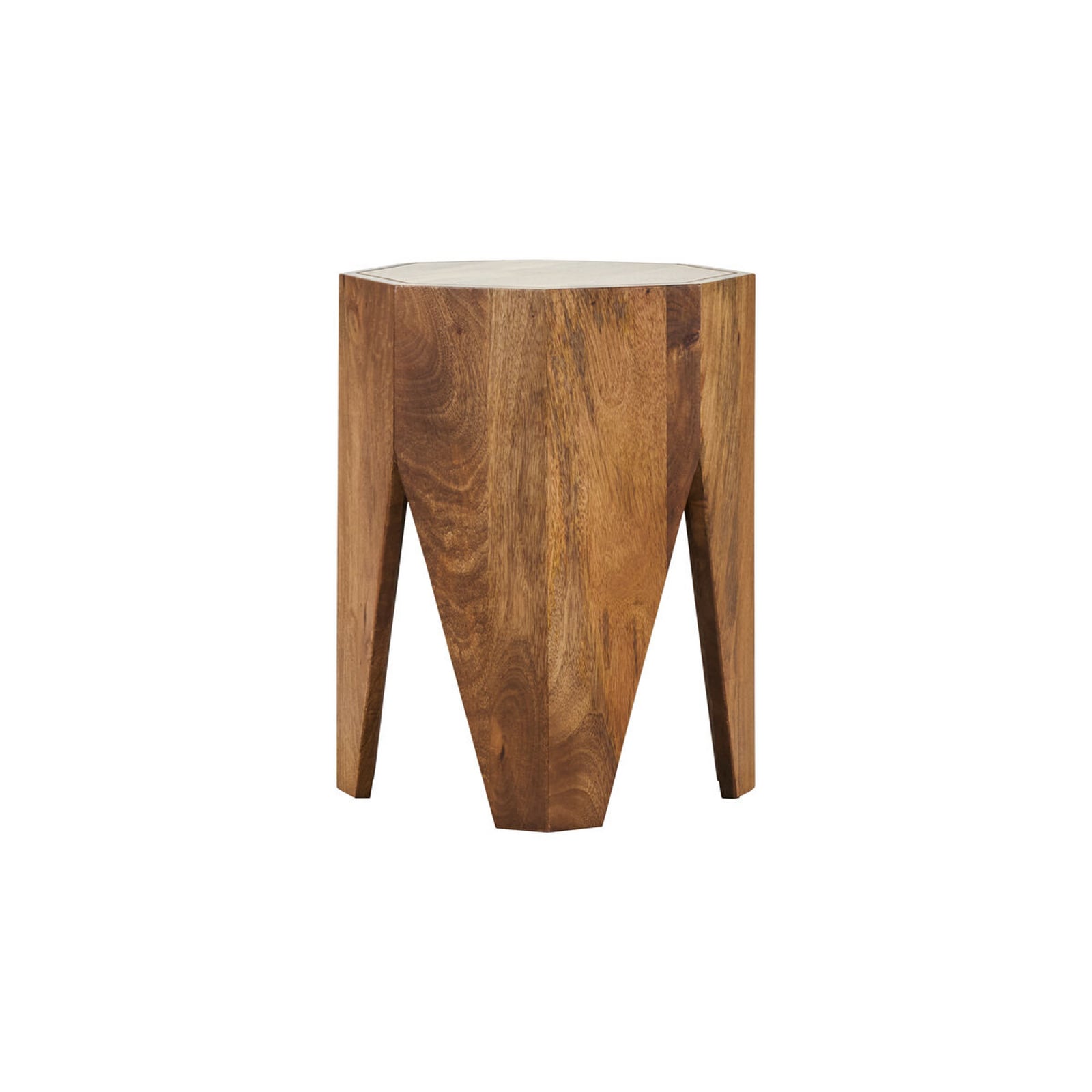 Sgabello HDOkta, legno di mango, altezza 45 cm - House Doctor