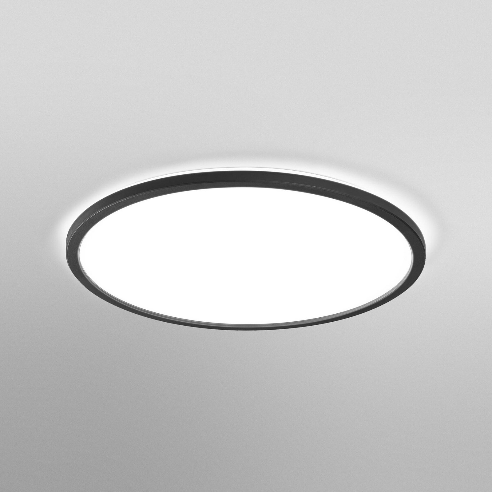 OSRAM LED-Deckenlampe ORBIS ULTRA SLIM, schwarz, Ø 40 cm dim