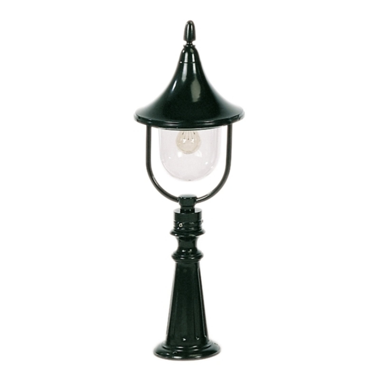 K. S. Verlichting Path light Parma 77 cm, green, metal, acrylic glass, E27, 60 W, energy efficiency: A++, H: 77 cm