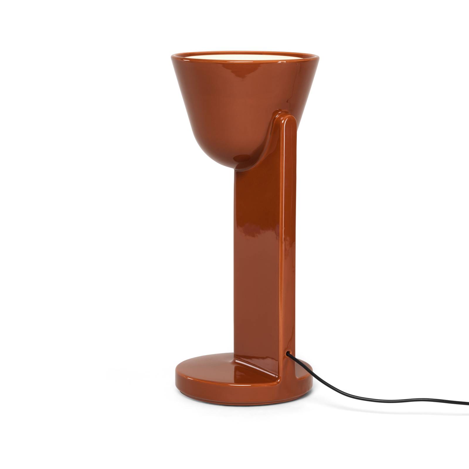 Lampa stołowa FLOS Céramique Up, czerwona