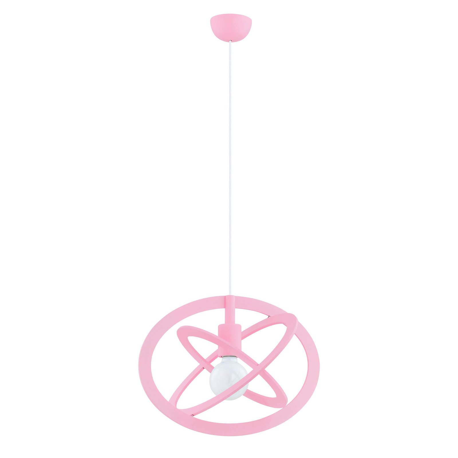 Dezon gyerekszobai függő lámpa, rózsaszín