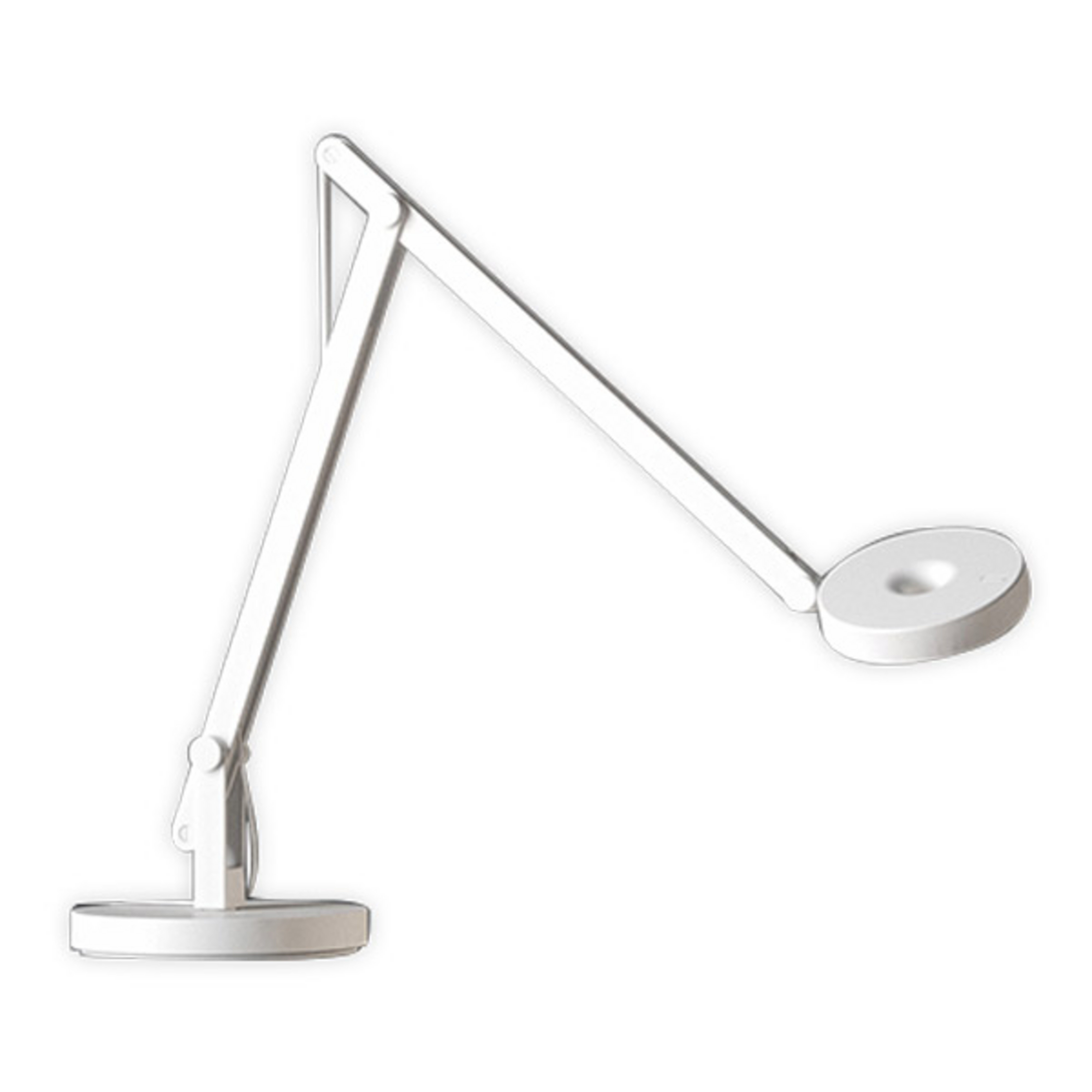 String T1 Mini Lampe de Table DTW Matt White/Silver - Rotaliana