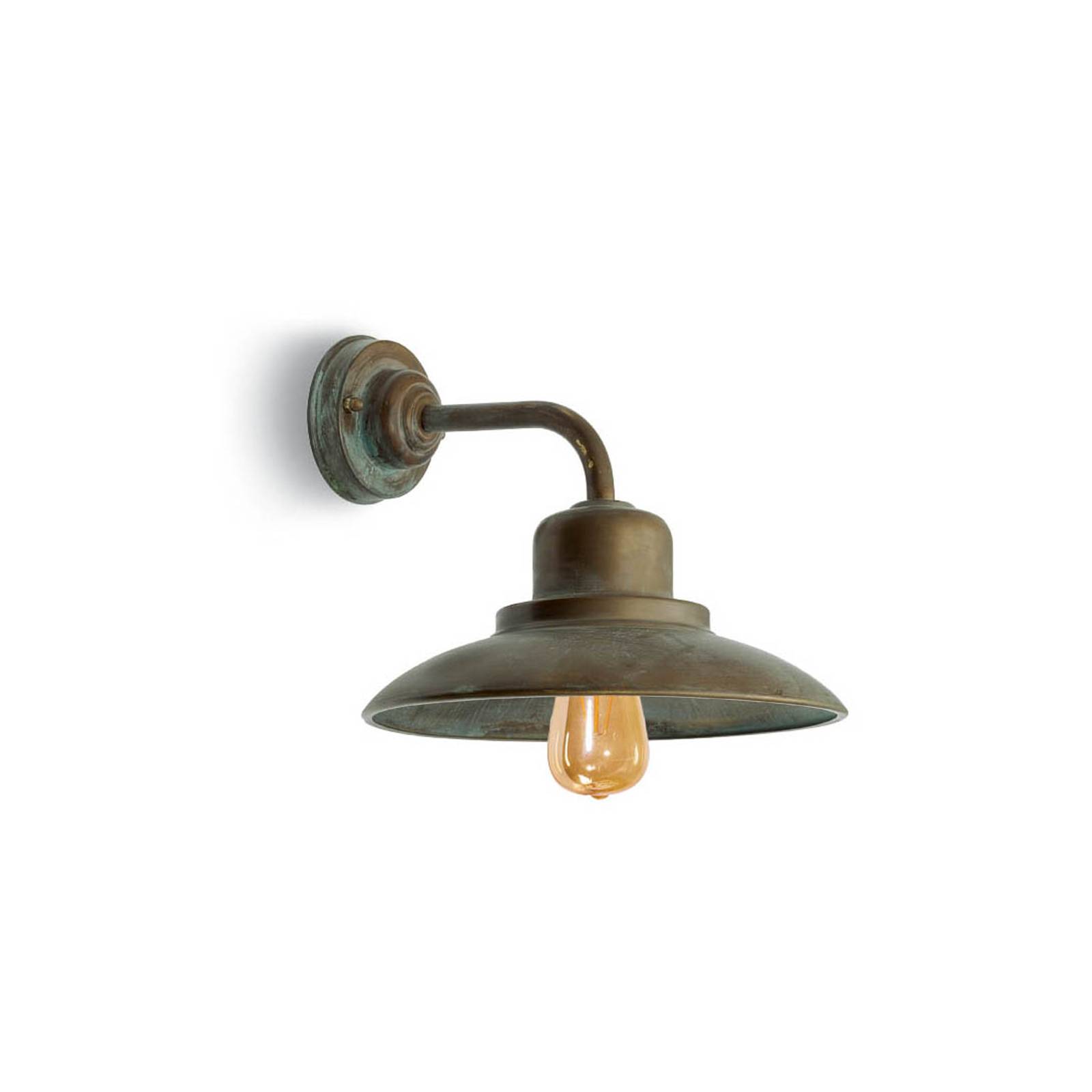 Wandlampe Patio 1693 messing antik