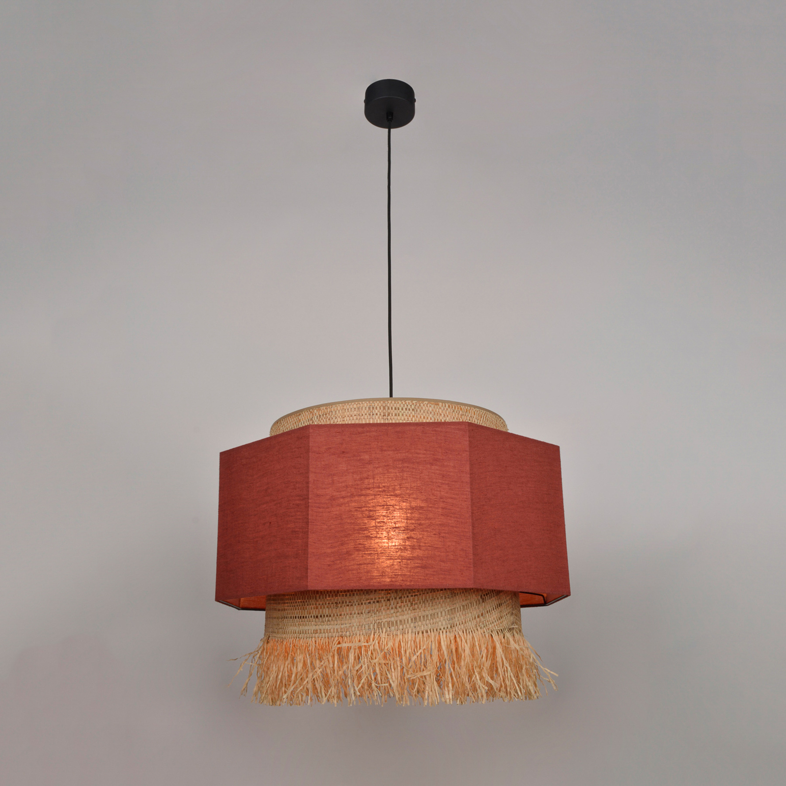 Marrakech Hängeleuchte 60x46cm, massala - MARKET SET Marrakech Hängeleuchte 60x46cm, massala - MARKET SET