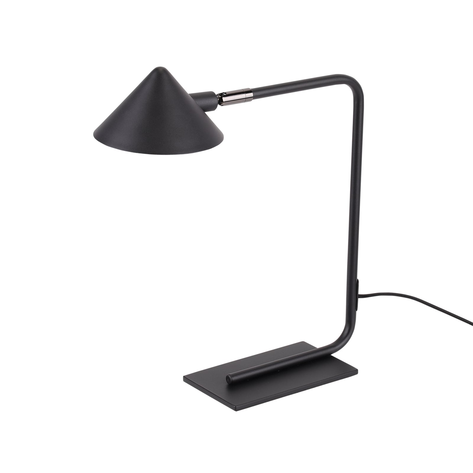 Kuro stolna lampa, crna, 40 cm, metal, G9 - Watt & Veke