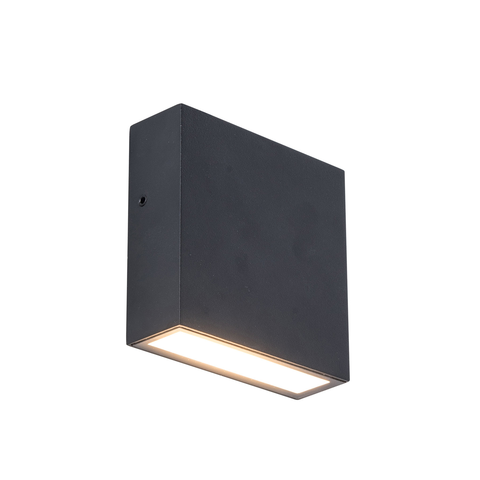 LED buitenwandlamp Gemini XF, matzwart