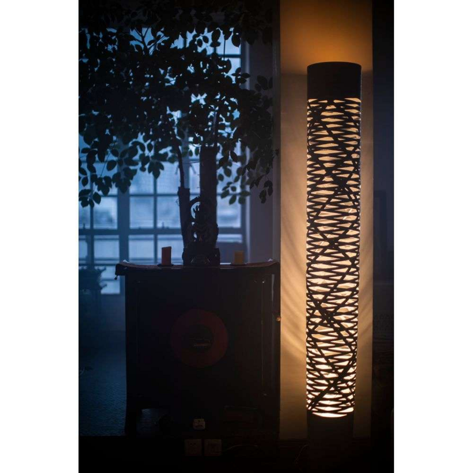 Tress Stojaca Lampa Large Black - Foscarini