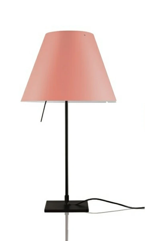 Luceplan - Costanzina Tischleuchte Schwarz/Edgy Rosa
