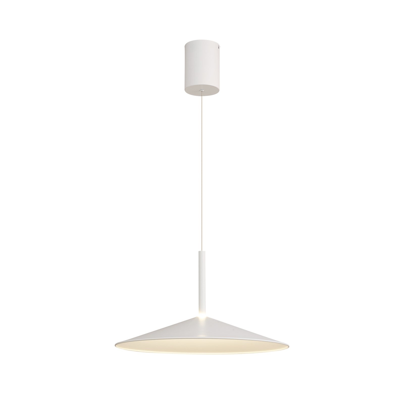 Lampada a sospensione Calice LED, bianco, Ø 47,5 cm, regolabile in altezza