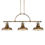 Lampada a sospensione Emery 3 luci, ottone