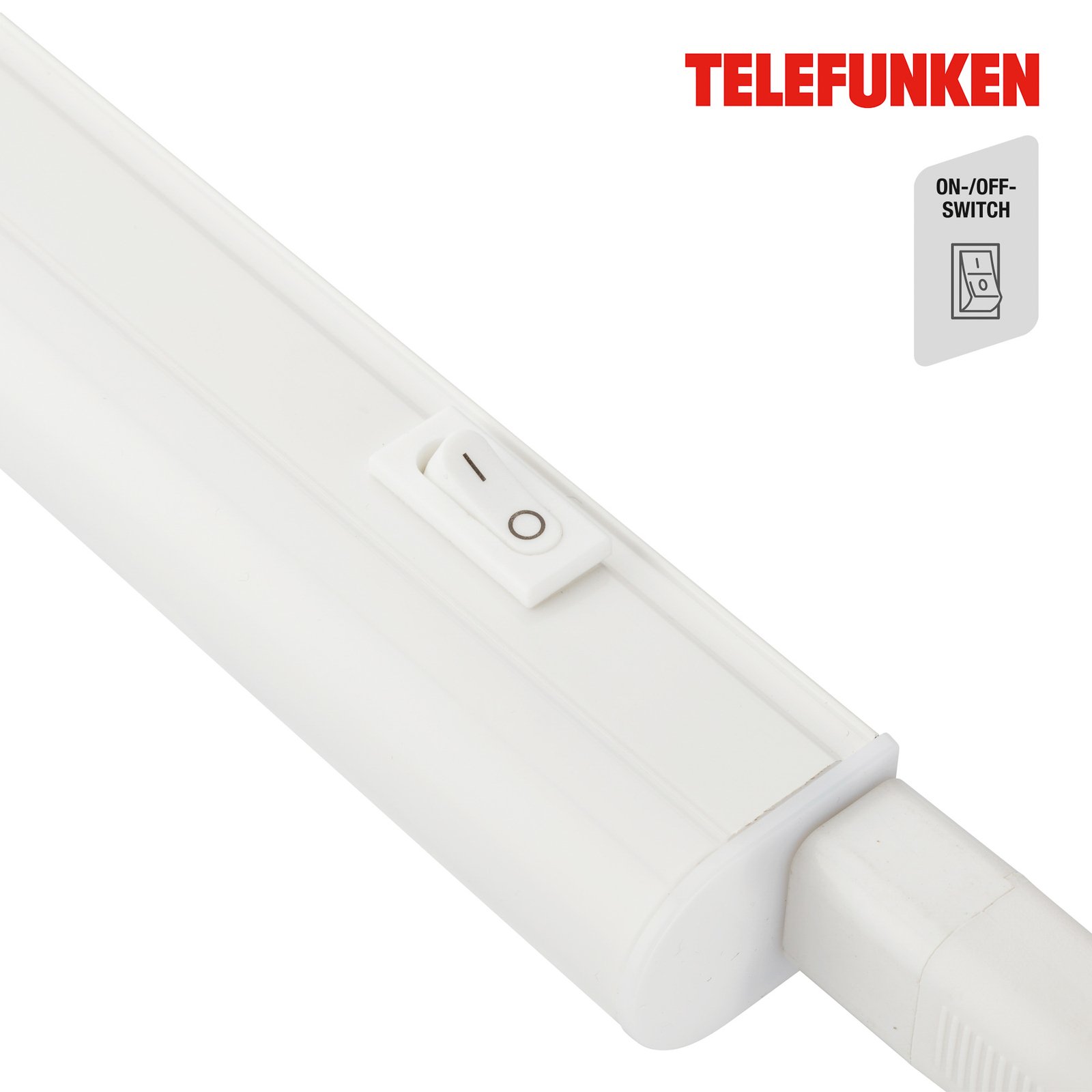 LED under-cabinet light Hephaistos, white, length 87 cm