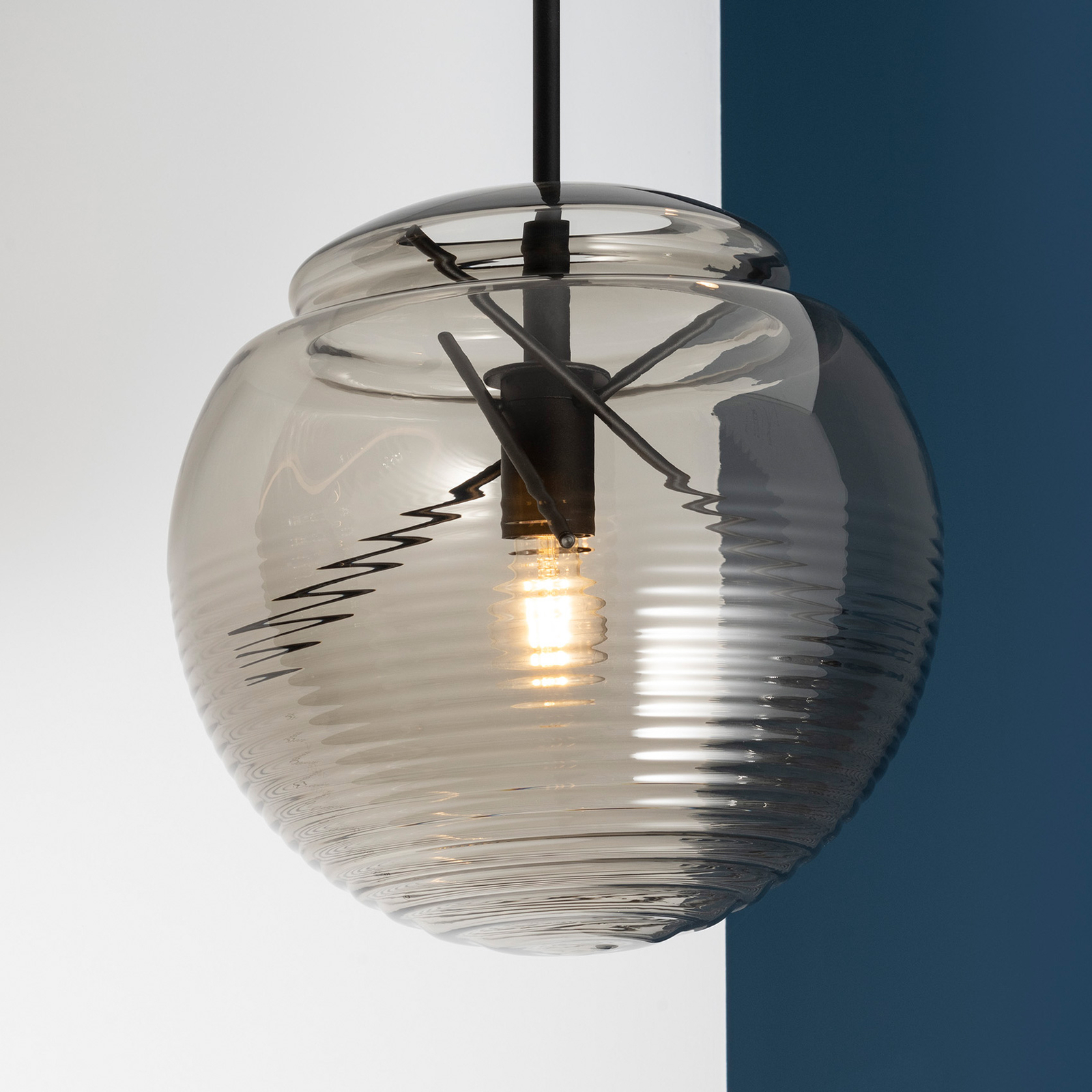 Artemide Vitruvio Hängeleuchte mit Glasschirm