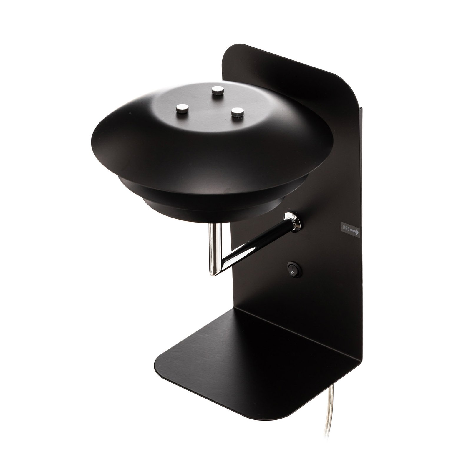 DL20 Usb Schap Incl. Lamp Zwart - DybergLarsen