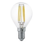 Żarówka filament LED E14 P45 4W, ciepła biel