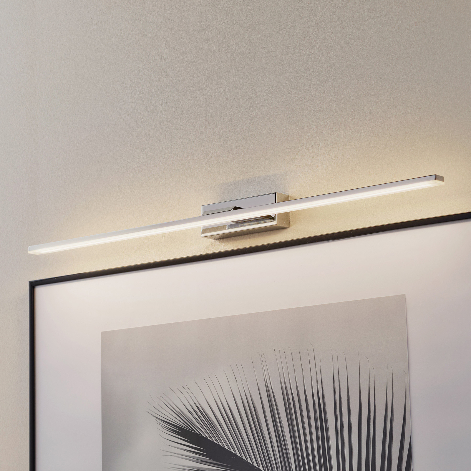 LED-Wandleuchte Miroir 80 cm chrom 3000K