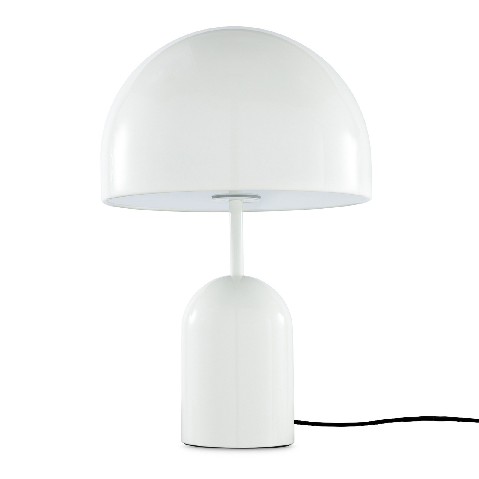 Tom Dixon lampada LED da tavolo Bell, bianco, altezza 43 cm, dimmerabile