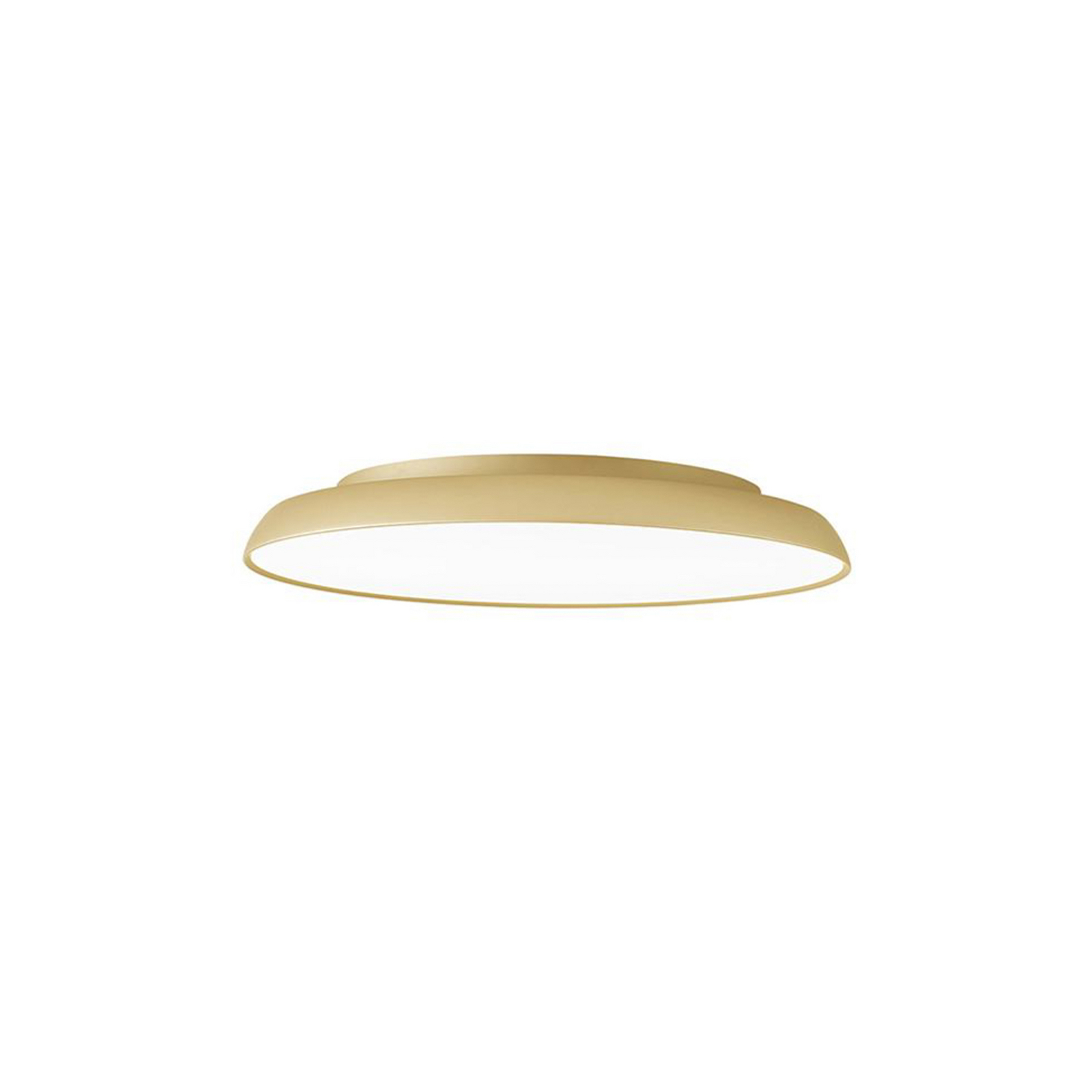 LED-Deckenlampe Art, Ø 30 cm, creme-goldfarben, Metall