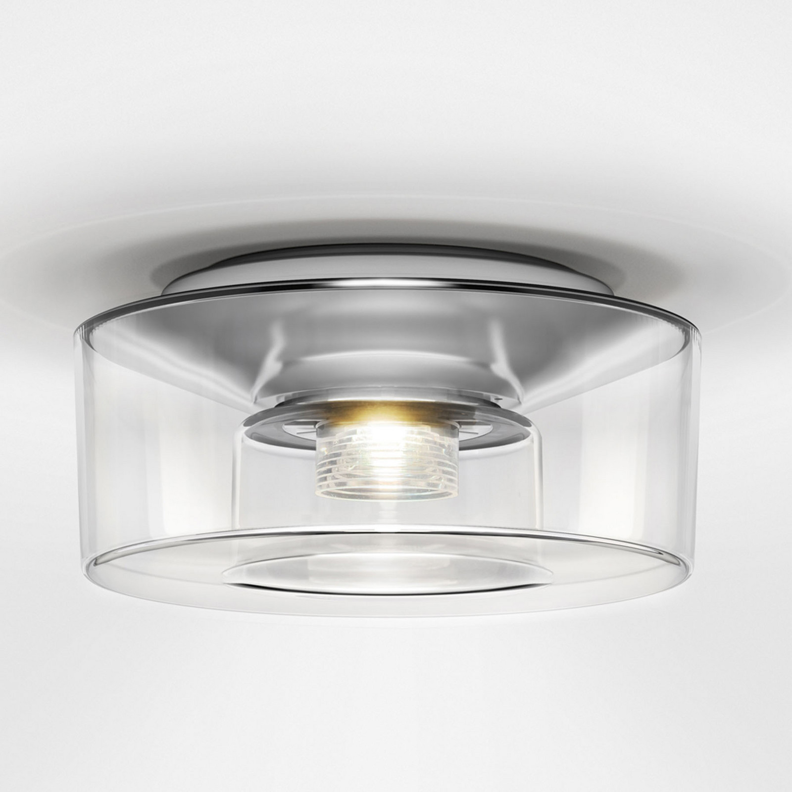 serien.lighting Curling M plafon 2.700K acrilic clar