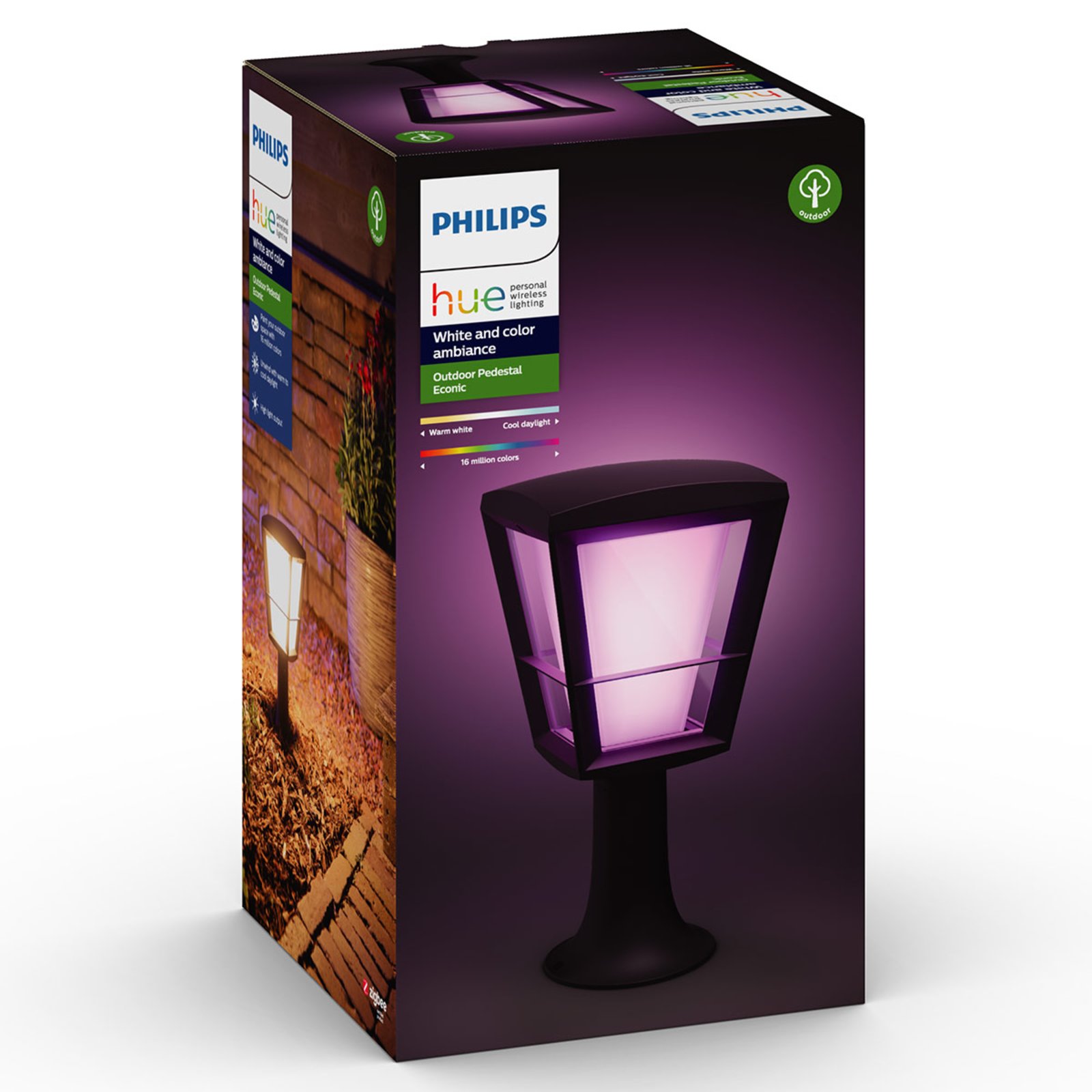 Philips Hue White+Color Econic LED-sockellampa