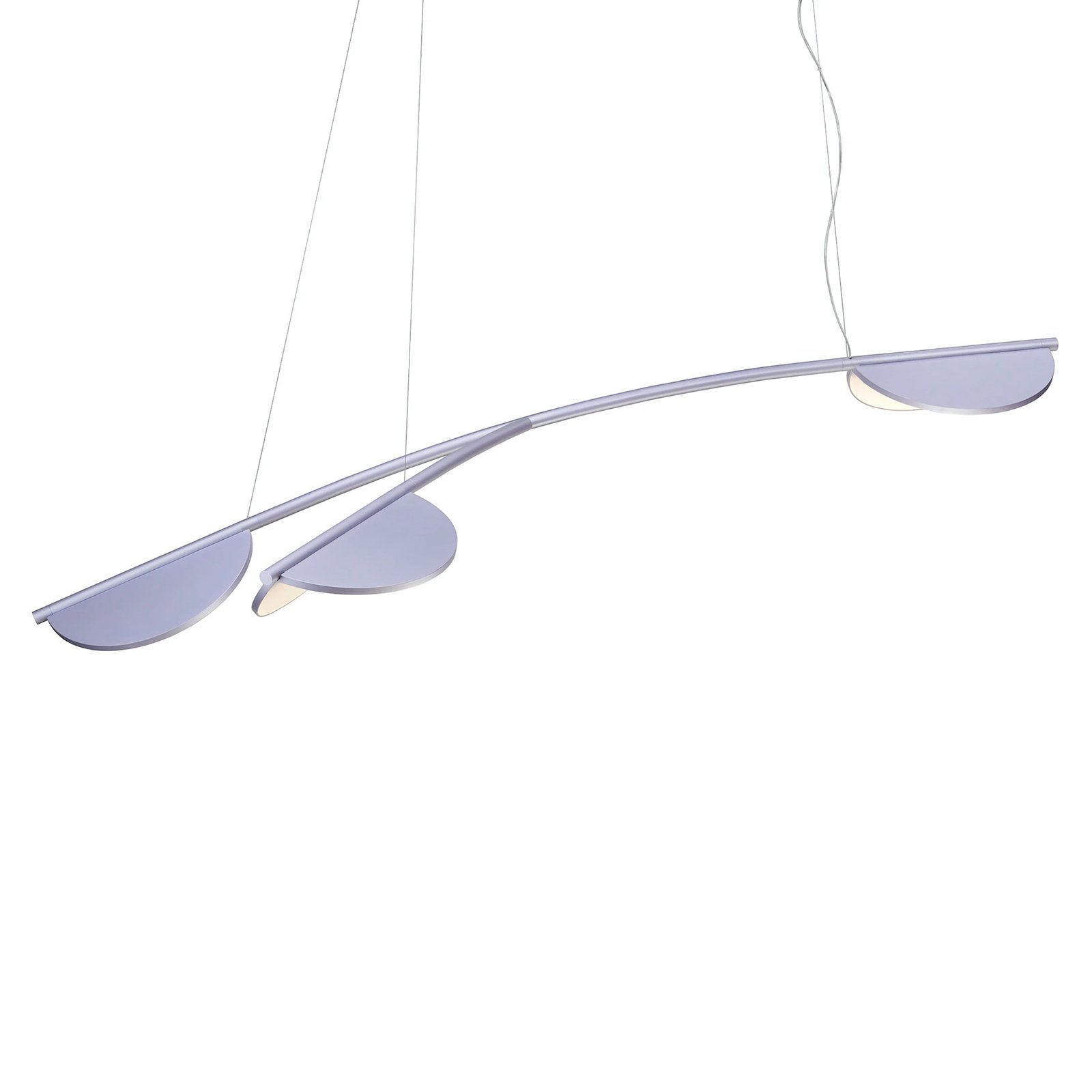 FLOS Almendra Organic hanging light, three-bulb