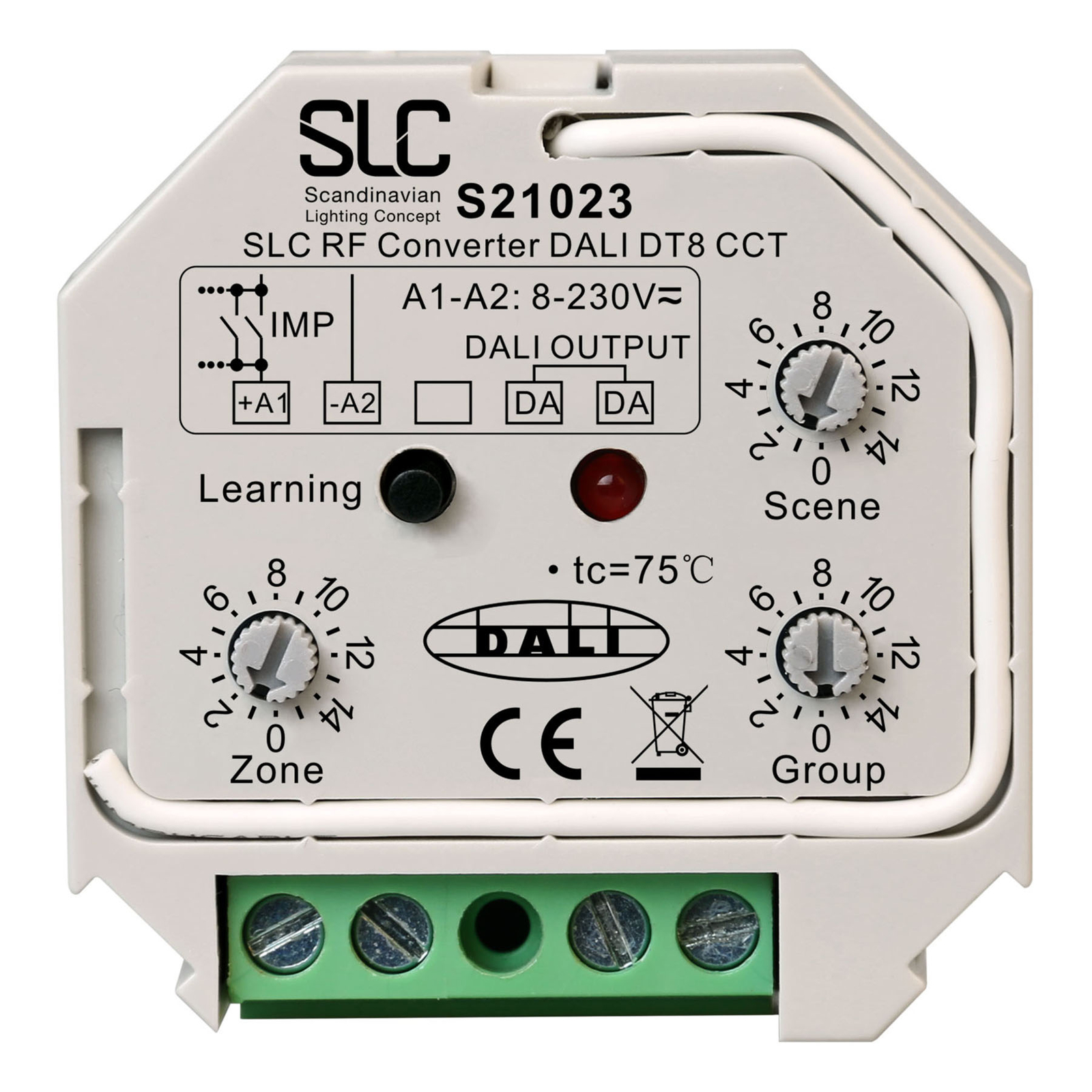 SLC RF - Convertidor de señal Dali, Tunable WHITE
