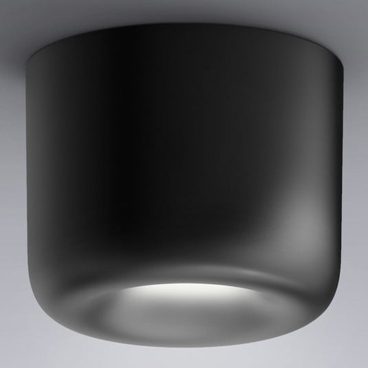 Cavity LED Ceiling Lamp L Black - Serien Lighting