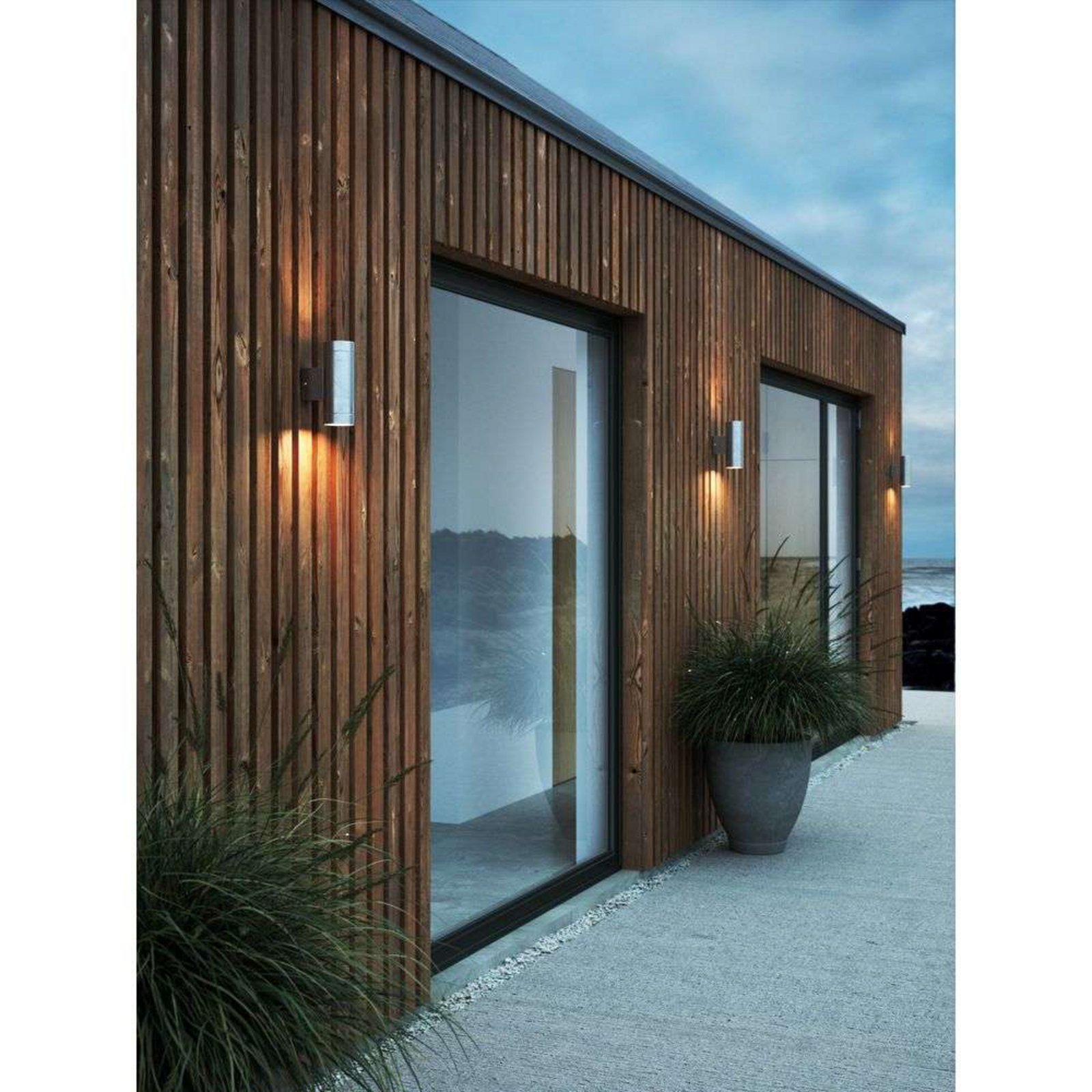 Tin Maxi Double Aplica de Exterior Galvanized Steel- Nordlux