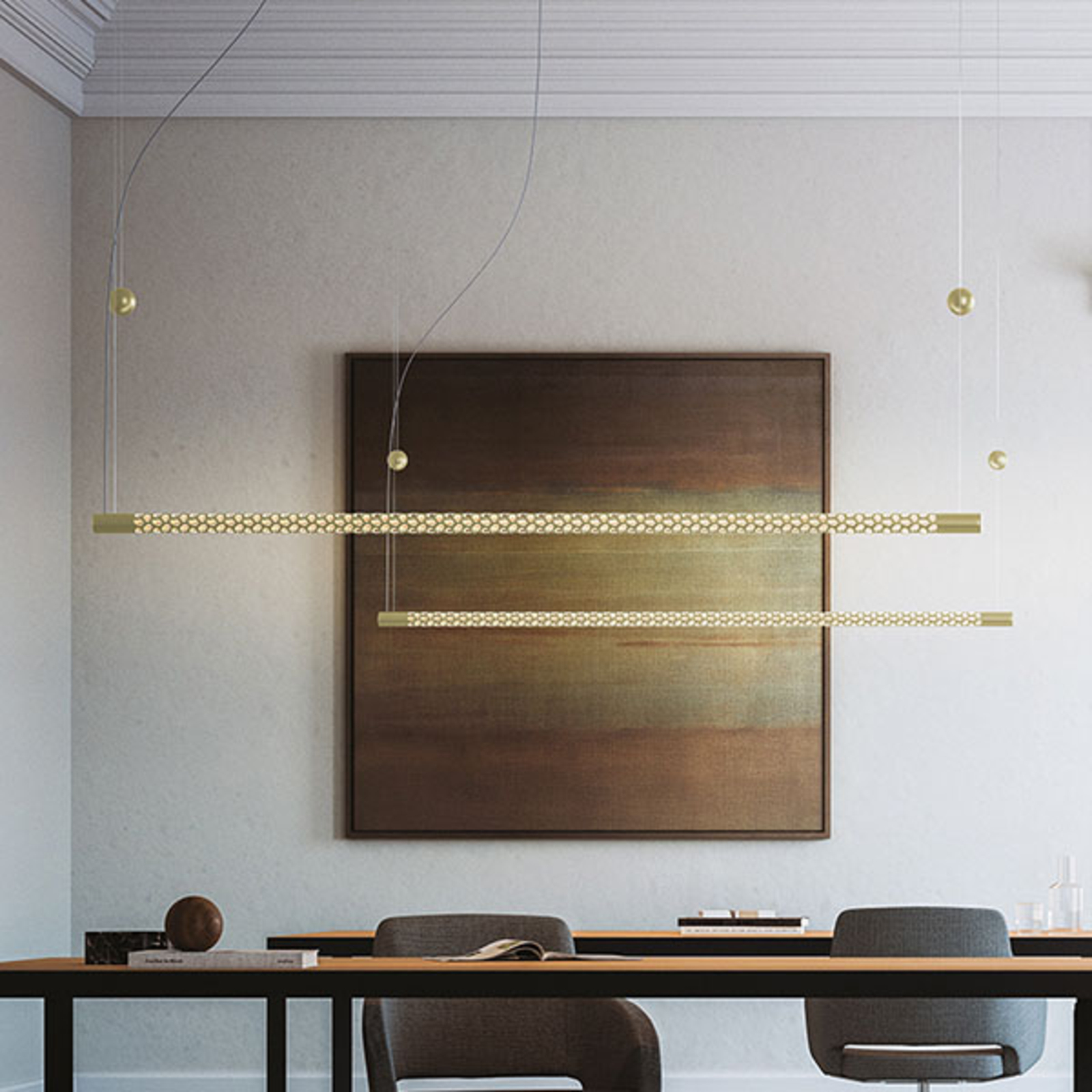 Rotaliana Squiggle H8/H9 LED-Hängelampe horizontal