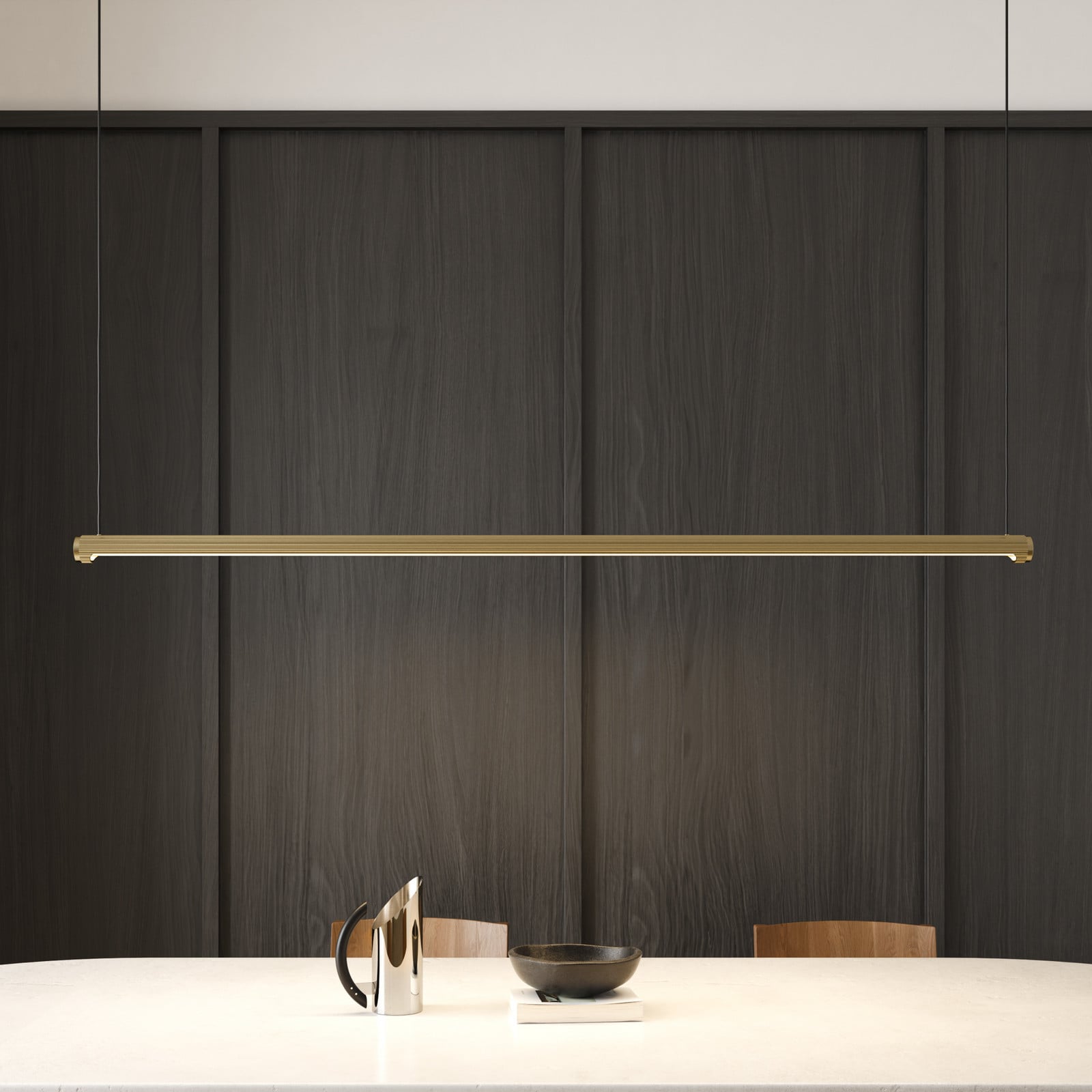 Velvet S1400 Switch LED-hengelampe, messing – LIGHT-POINT Velvet S1400 Switch Tune - Stue - Moderne - Aluminium - Med en lyskilde