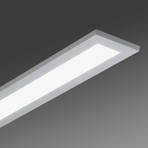 Stropna LED svetilka LAS01 za površinsko montažo, 4.000 K, titanovo srebrna