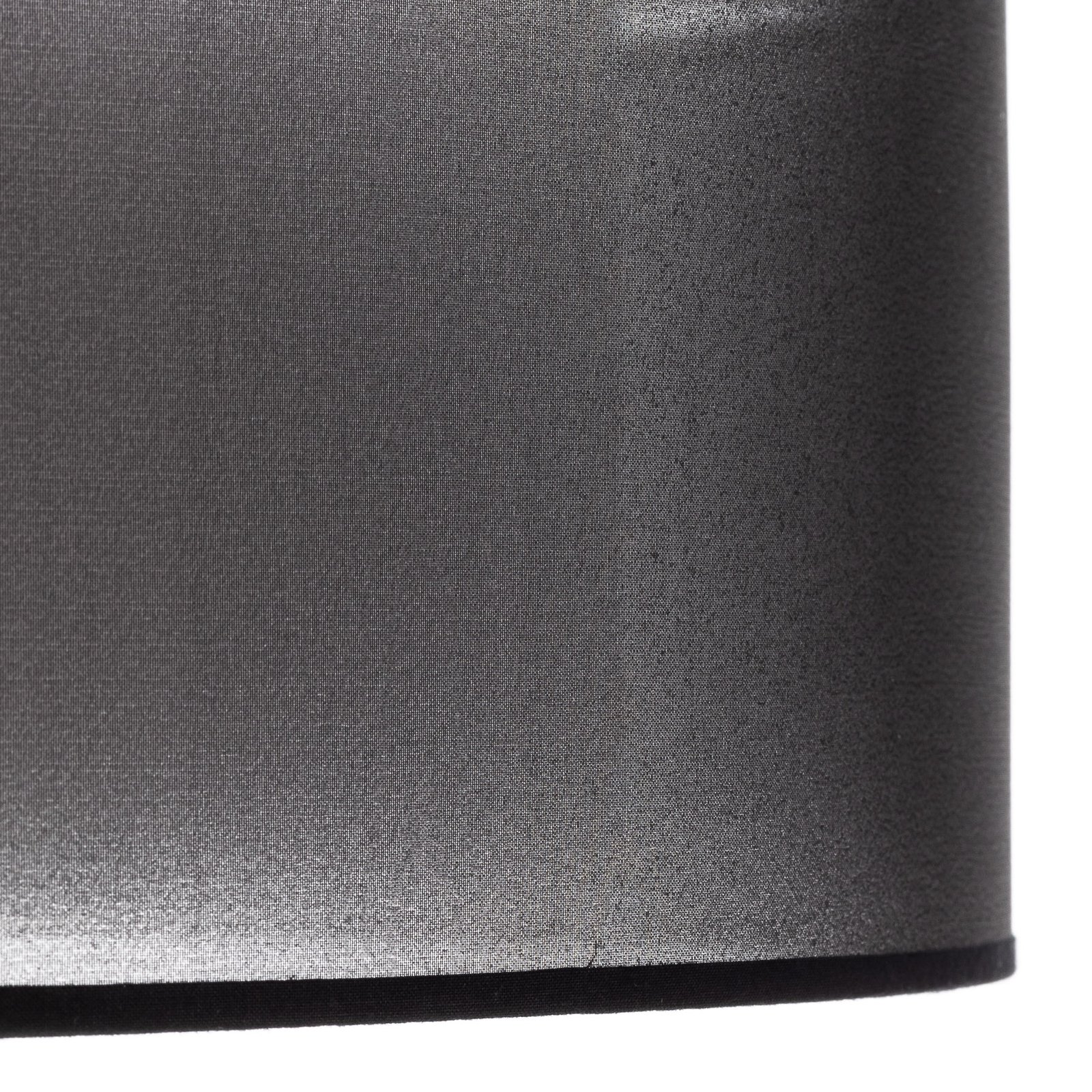 "Euluna Tibu" lubinis šviestuvas, tekstilinis, Ø50 cm, juodas