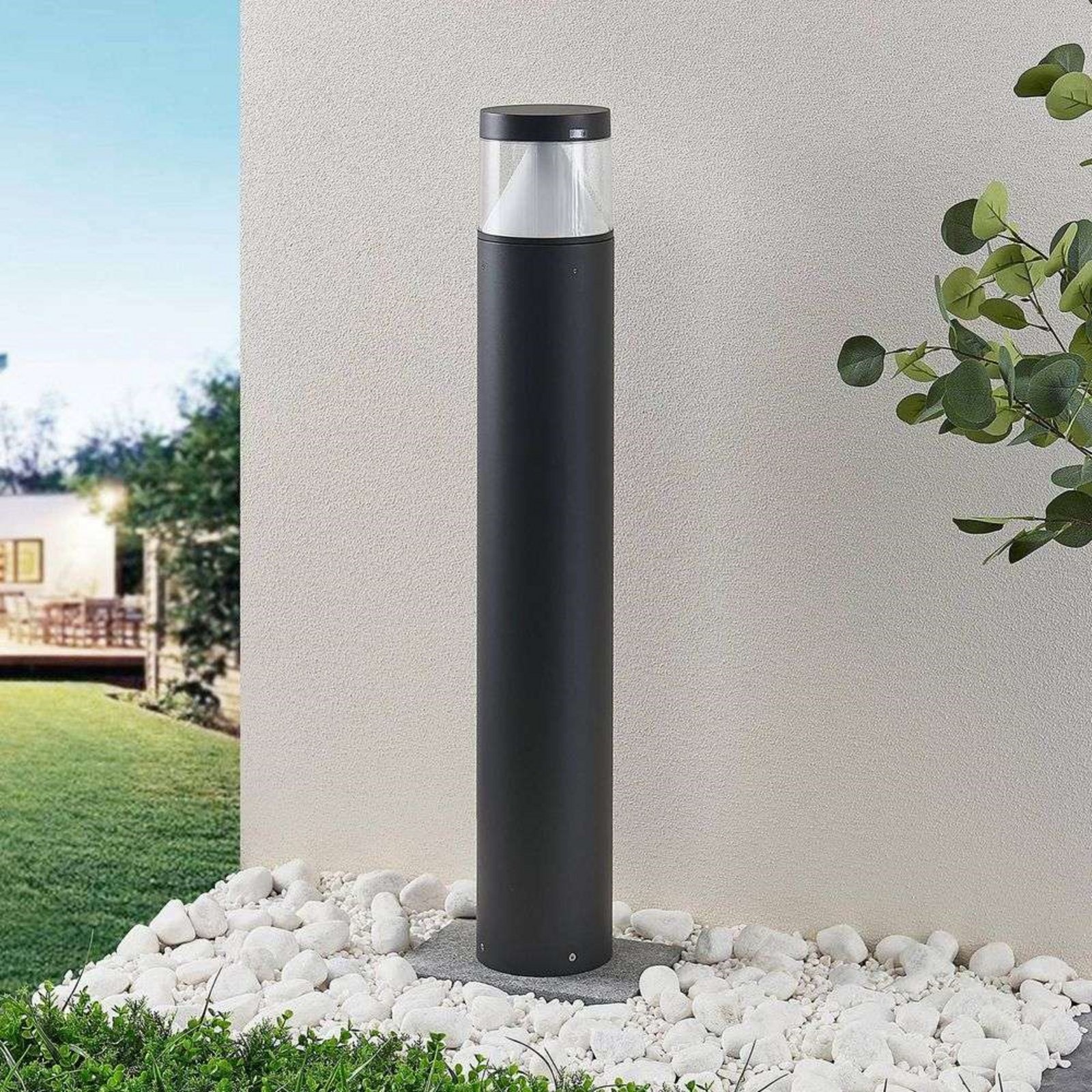 Darja Outdoor Garden Lamp Dark Grey/White - Lucande