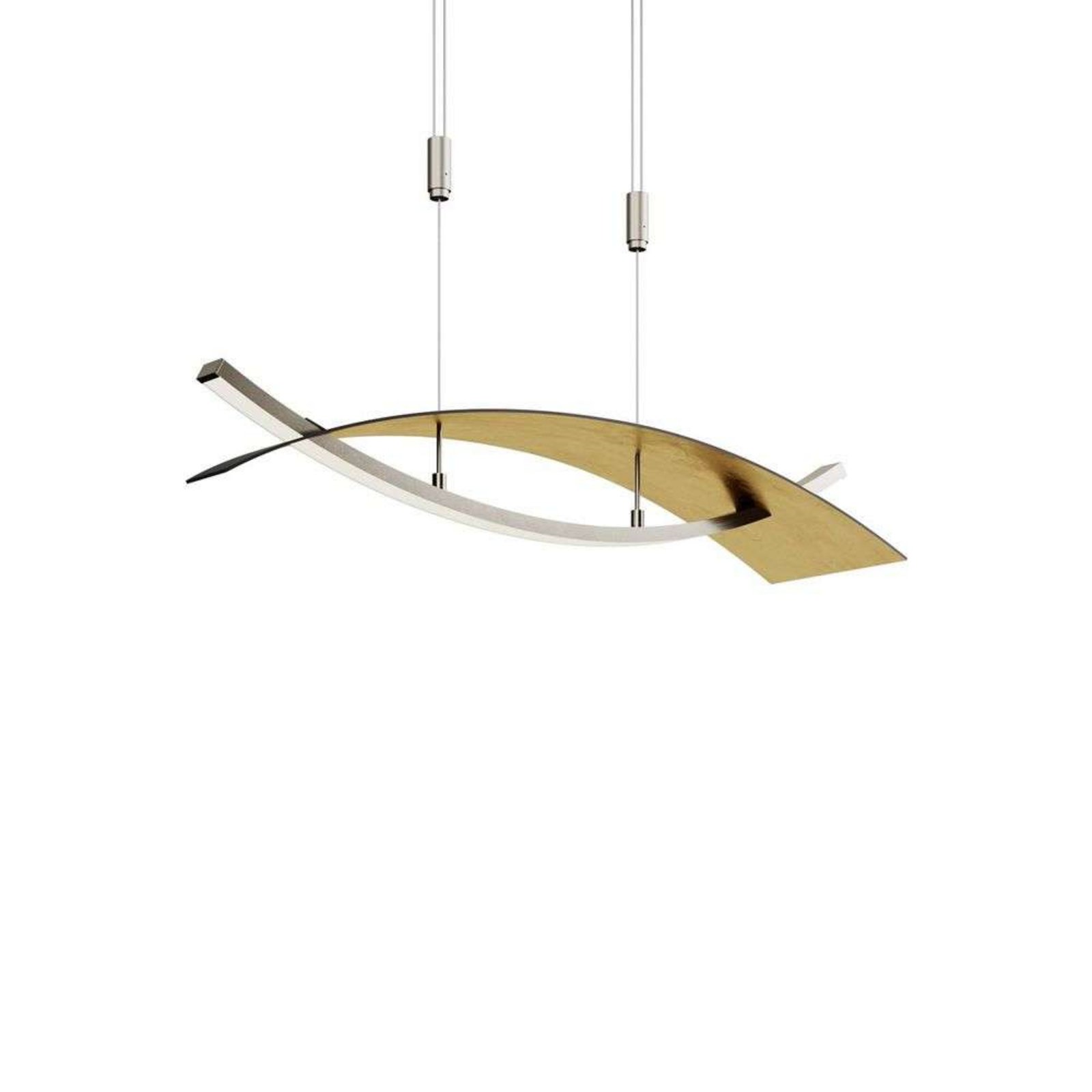 Marija Závěsná Lampa L90 Black/Gold - Lucande