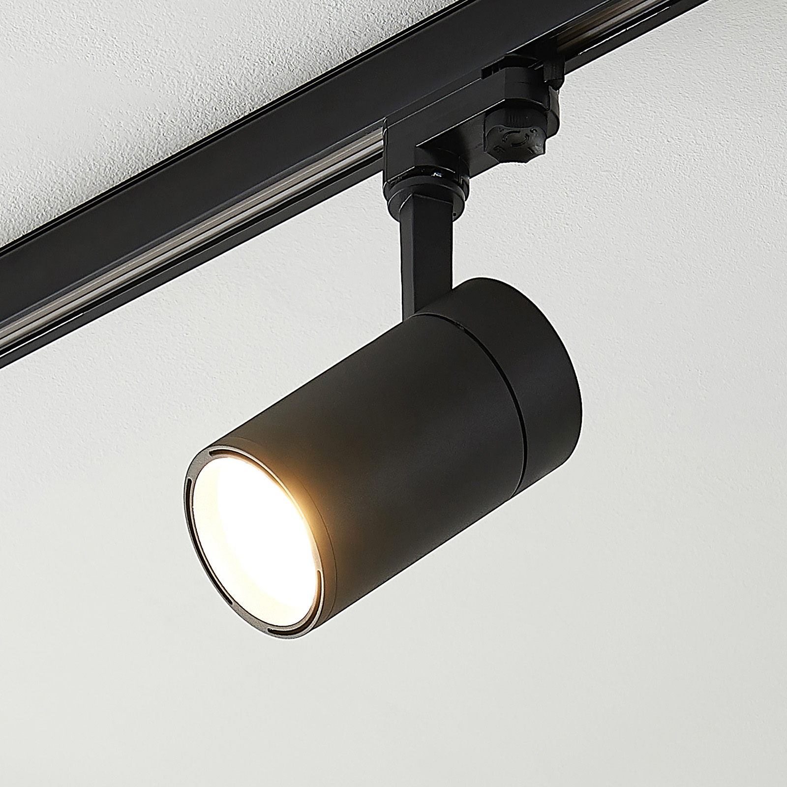Arcchio Cady LED track spotlight black 36° 22W, for Workroom / Office, aluminium, plastic, 22.5 W, energy efficiency: A+, W: 8 cm, H: 24.9 cm