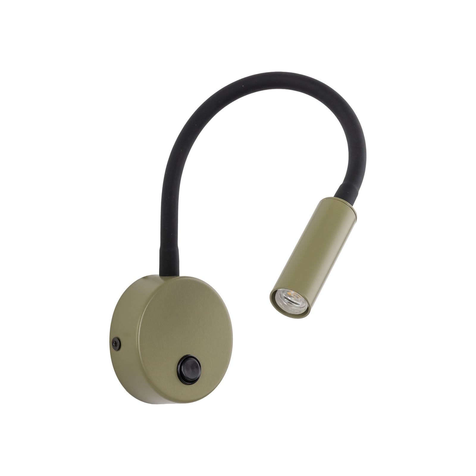 Lagos fali világítás, olajzöld/fekete, G9, magasság 45 cm, fém Lagos fali világítás, olajzöld/fekete, G9, magasság 45 cm, fém