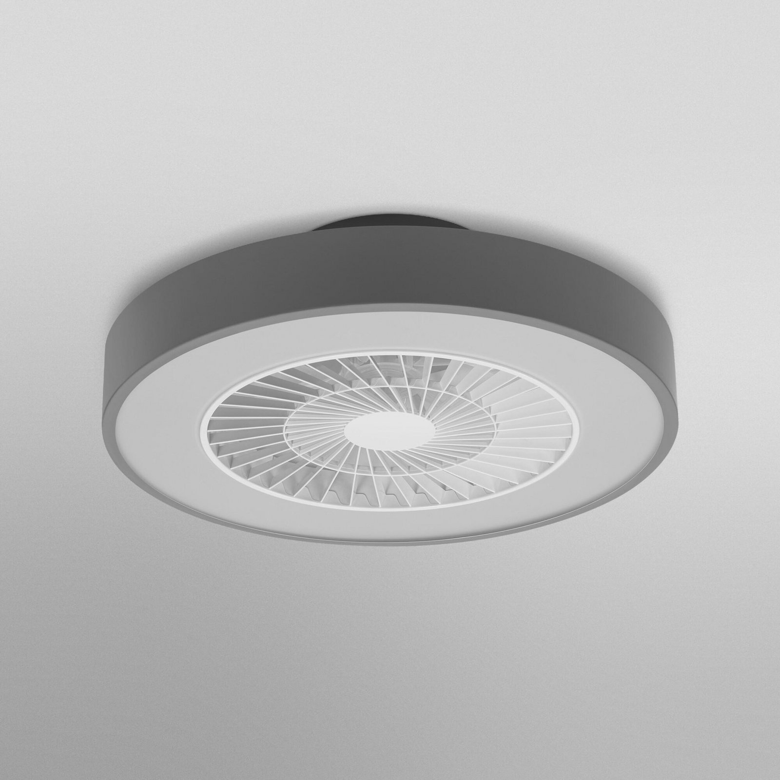 OSRAM SMART+ WiFi LED-Deckenventilator CYLINDER, grau, leise