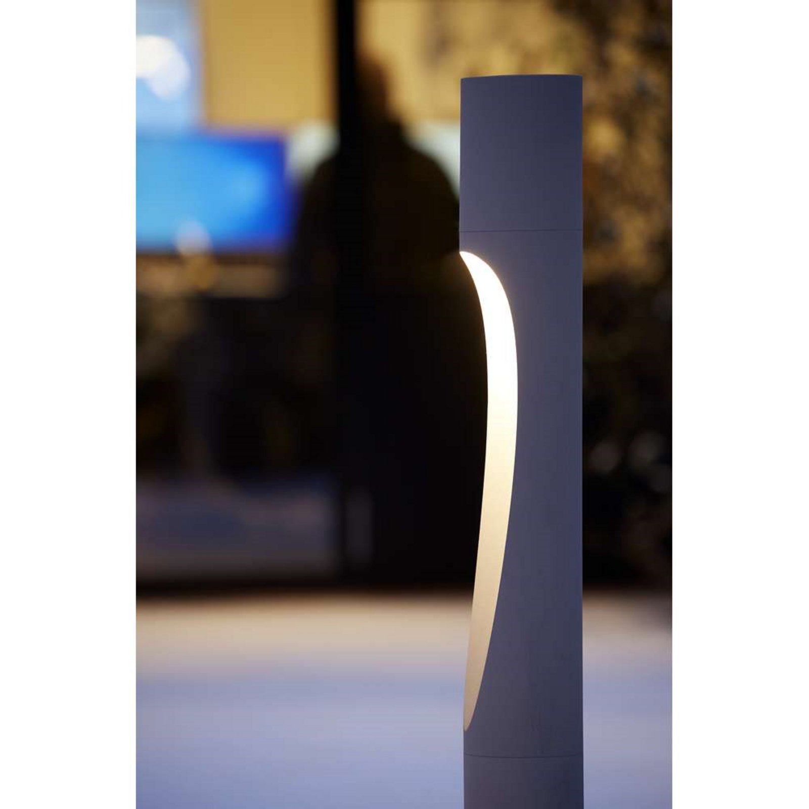 Flindt Garden Lampă de Grădină Long LED 2700K Alu w/Base - Louis Poulsen