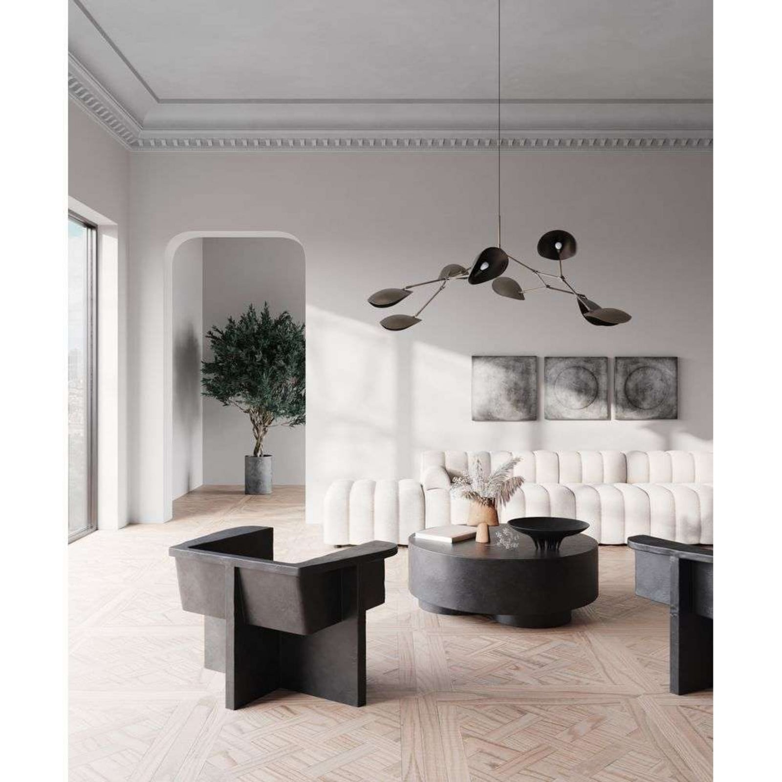 Stingray ljuskrona Grande Bronze 101 COPENHAGEN - Vardagsrum - Modern - Metall - Med flera ljuskällor | Produkter - Ljuskronor | Lampspecialisterna