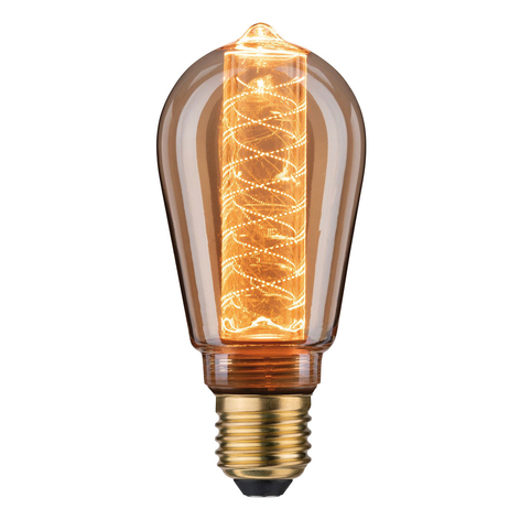 LED-pære E27 ST64 4W Inner Glow, spiralmønster
