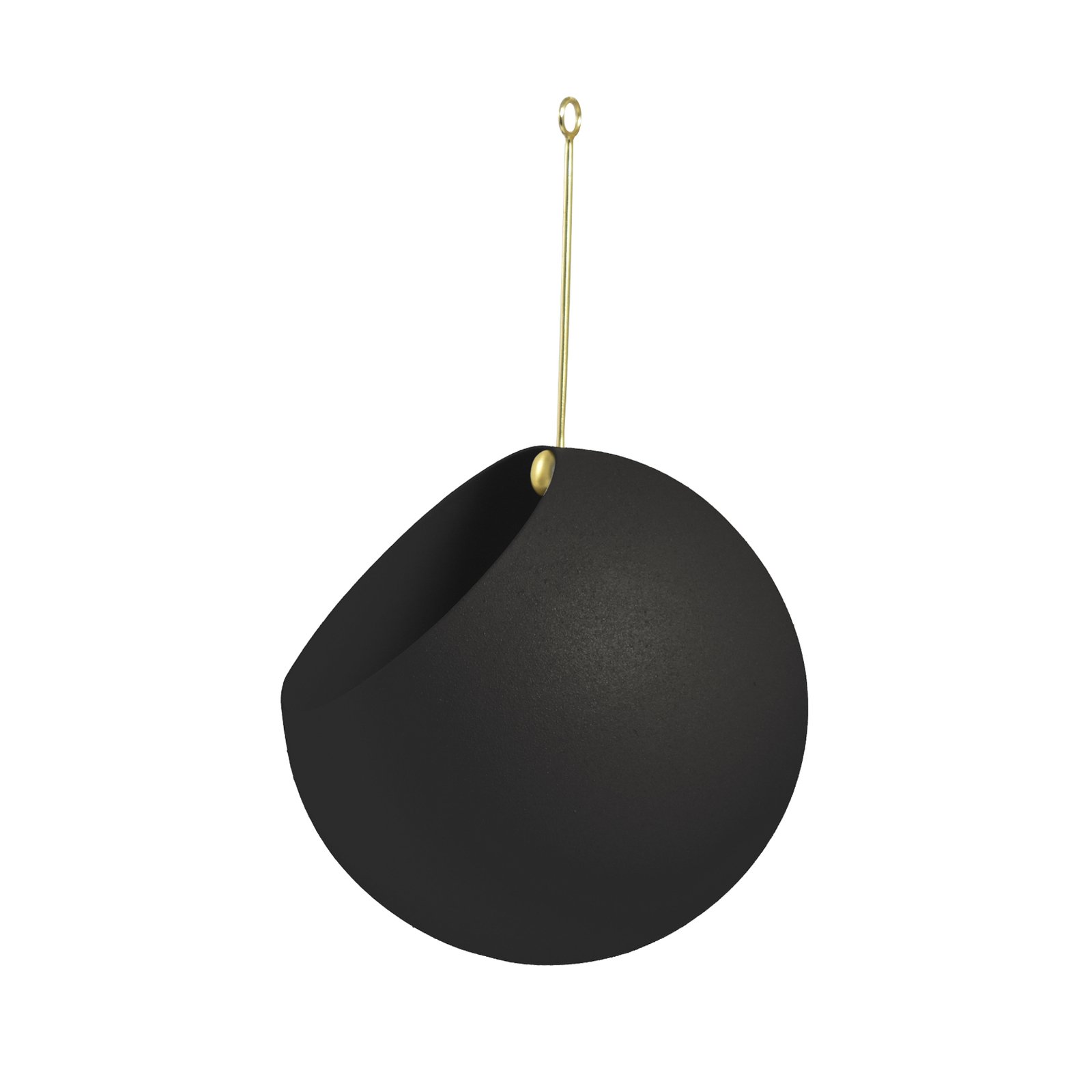 Globe Pflanzentopf Ø17xH28 Black/Gold - AYTM