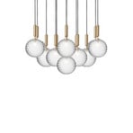 Miira 13 Candelabro Rock Grey/Optic Clear - Nuura