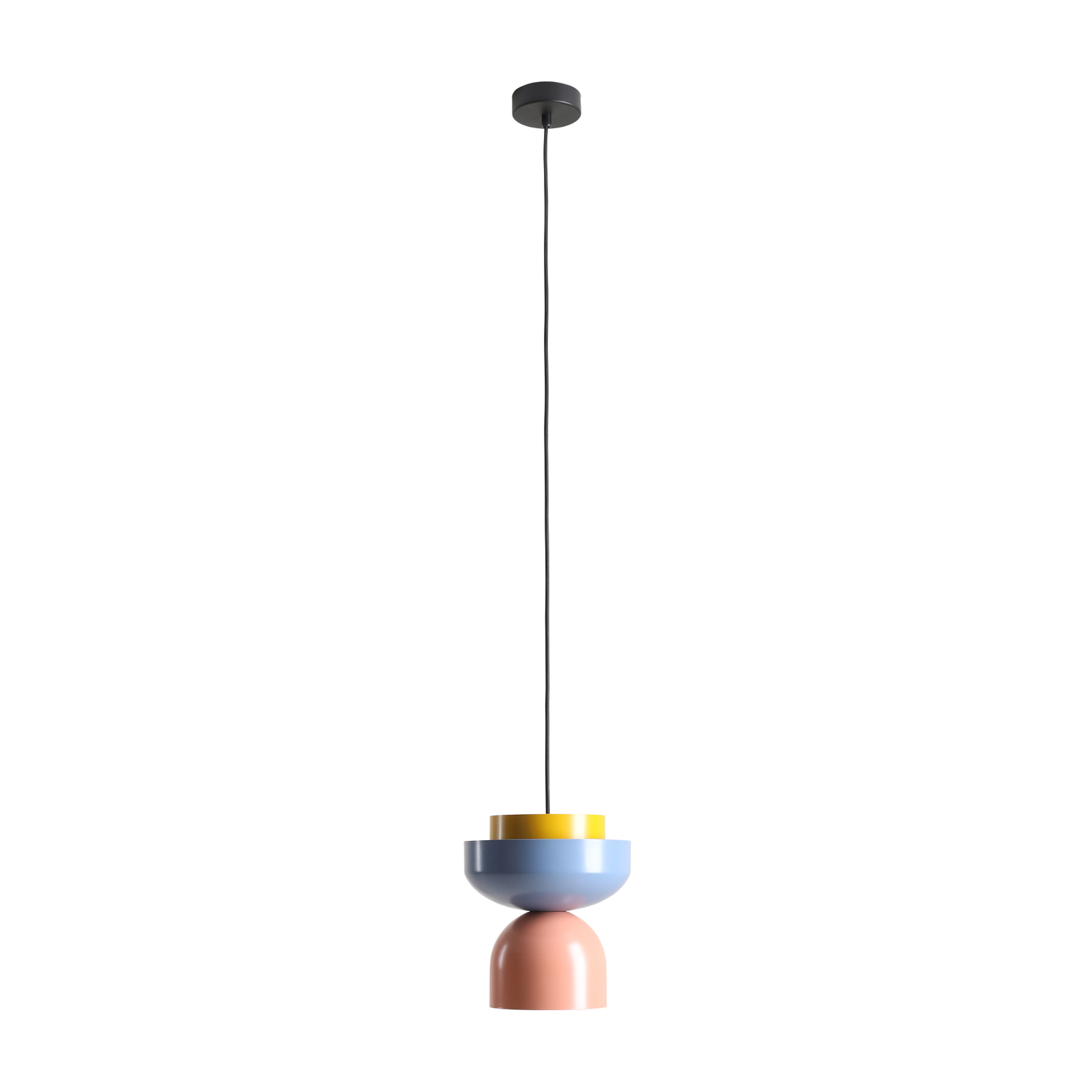 Suspension Ulia, corail/bleu/jaune