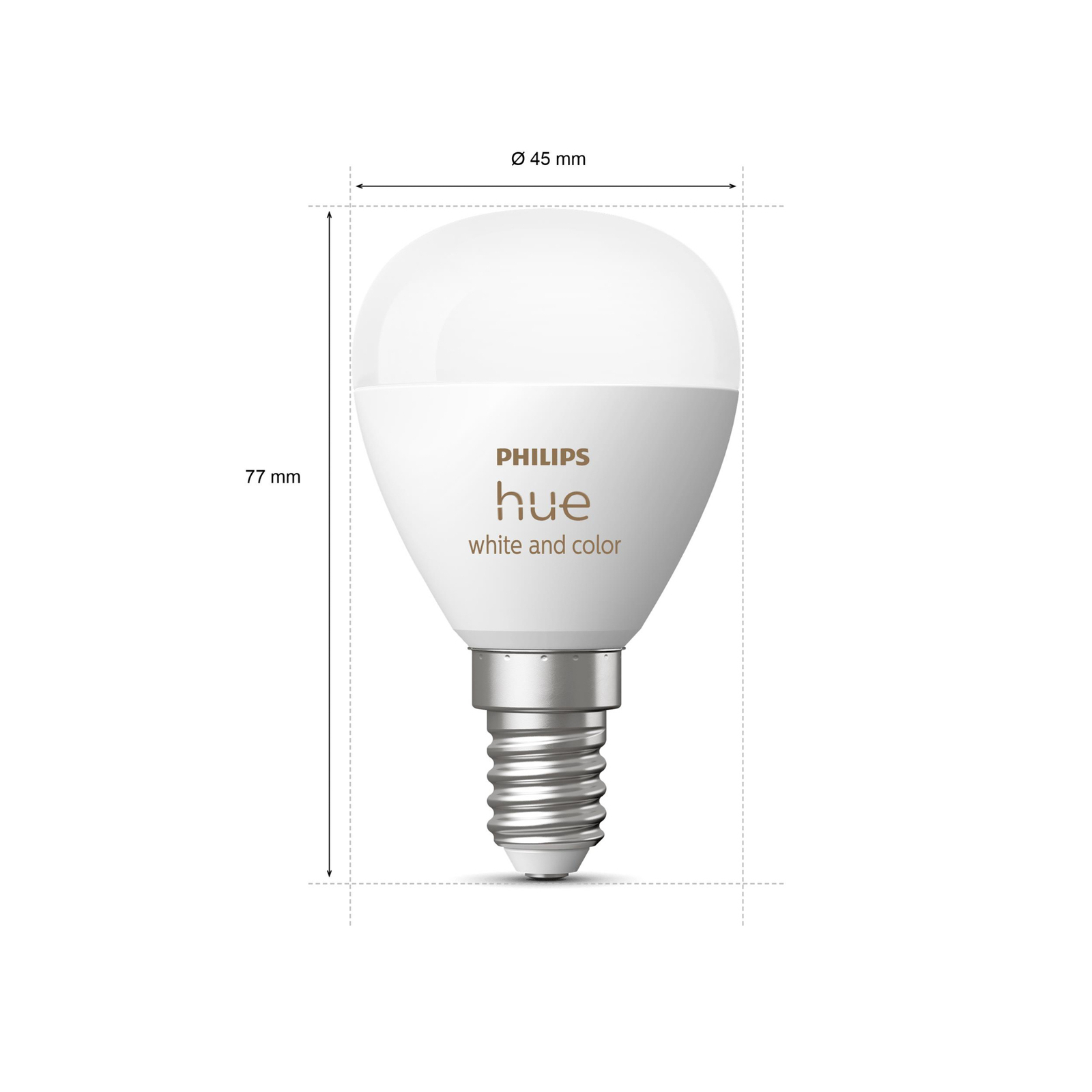 Philips Hue White&Color Amb. 5,1W Luster Tropfen E14 - Philips Hue