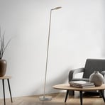 Paul Neuhaus piantana LED Akku-Bente, ottone, CCT, USB-C