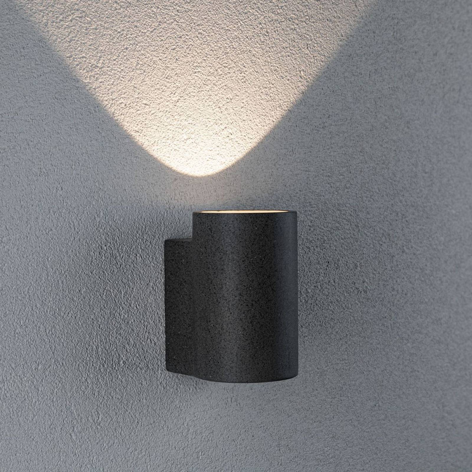 Paulmann Concrea LED-Außenwandleuchte, zylindrisch