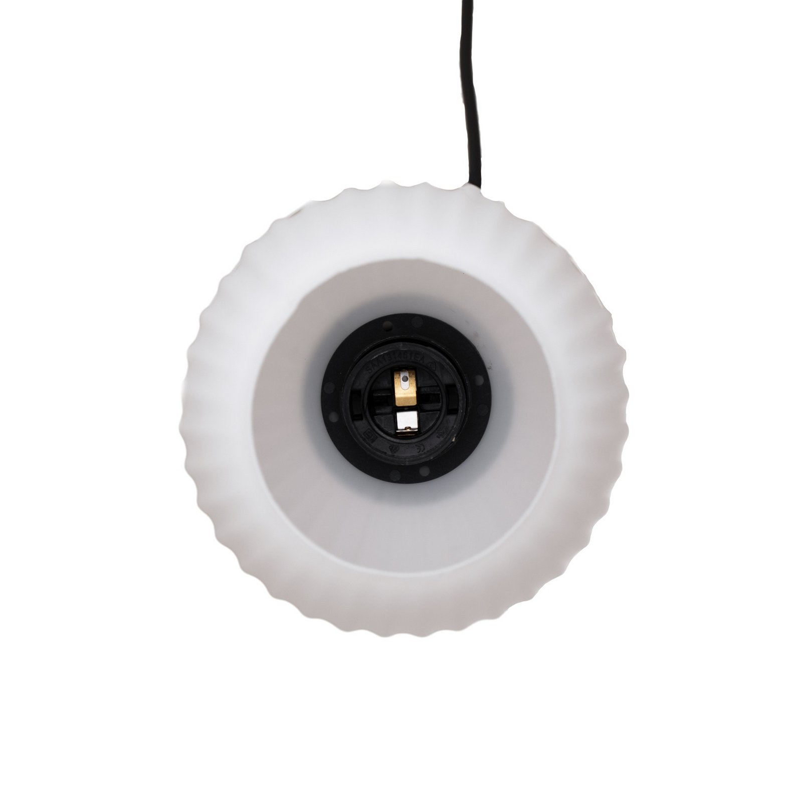 Verdi hanglamp, Ø 30 cm, zwart/opaal, staal/glas, 4-lamps. Verdi hanglamp, Ø 30 cm, zwart/opaal, staal/glas, 4-lamps.