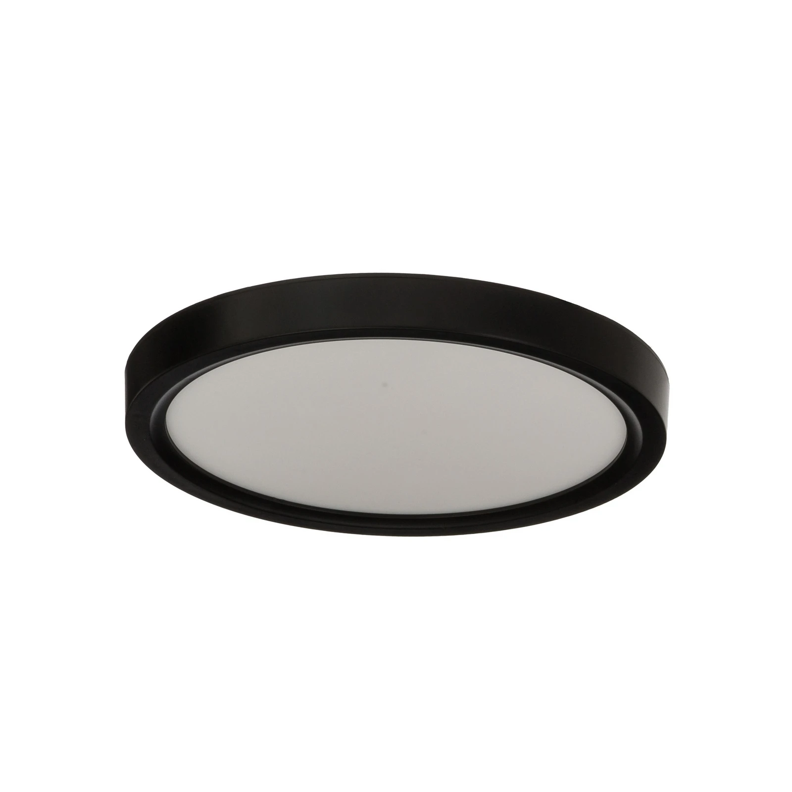 Lindby LED-Deckenleuchte Pravin, Ø 23 cm, CCT, schwarz