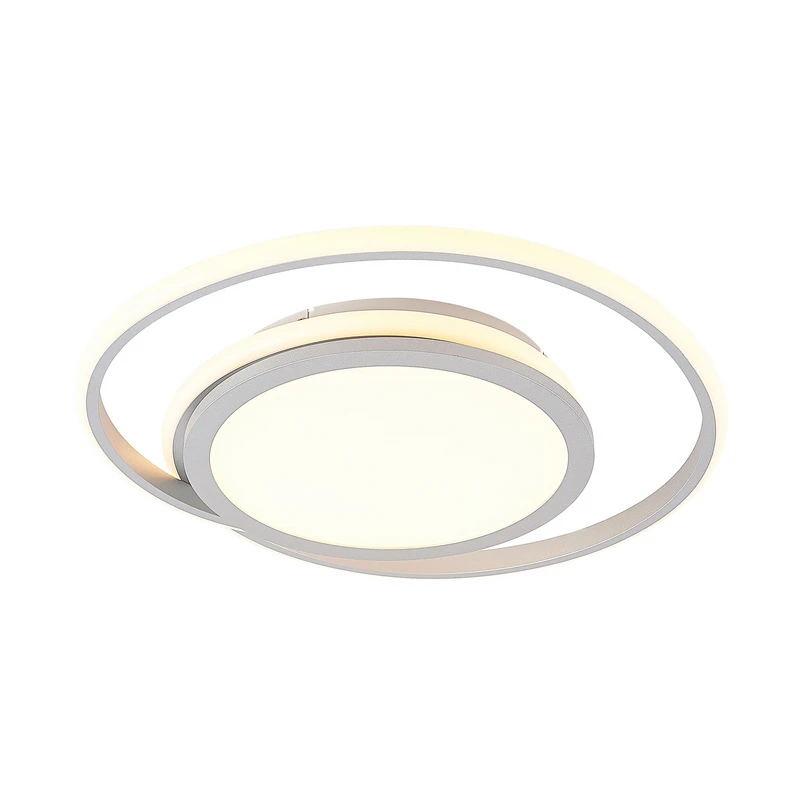 Lucande – Noud Deckenleuchte Dim. S Silver