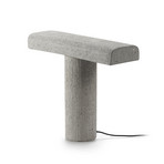 CEMENT FCK bordlampe, grå, beton, højde 38 cm, G9 – Serax