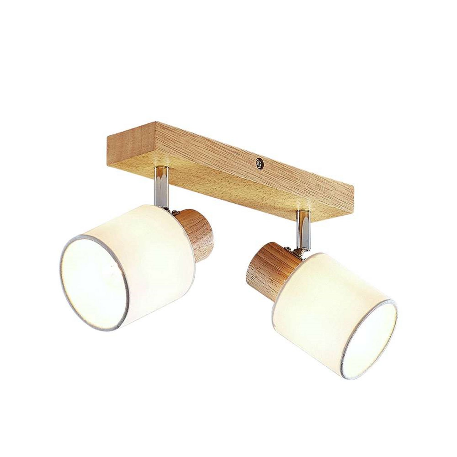 Wanessa 2 Candeeiro de Tecto Wood/White - Lindby